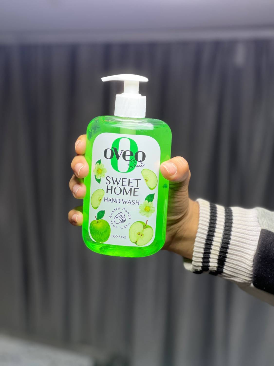 مایع دسشویی اوک شاین 500 میل حاوی عصاره های الوئورا و جوانه گندم (سیب سبز)